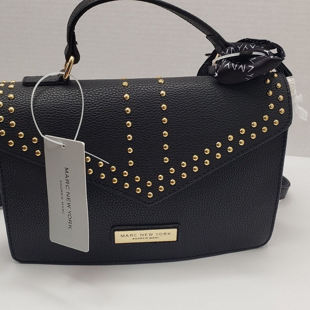 Marc New York Andrew Marc Black CrossBody Purse